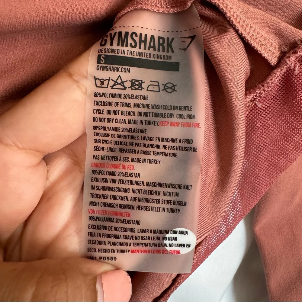 NWT Gymshark x Whitney Simmons V1 Long Sleeve Moab Long Sleeve Crop Top - Picture 15 of 15